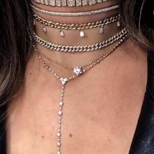 SHAY Essential Pave Diamond Choker Necklace for Women